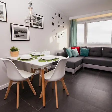 River Front, Great View From 14th Floor, Next To Pge Narodowy Stadium, Torwar - By Warsawskyline