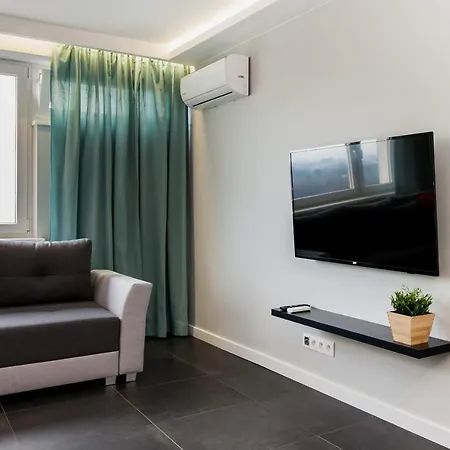 Appartement River Front, Great View From 14th Floor, Next To Pge Narodowy Stadium, Aircon - By Warsawskyline Varsovie