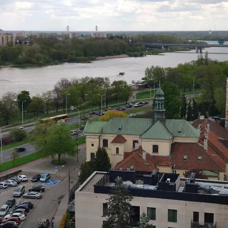 River Front, Great View From 14th Floor, Next To Pge Narodowy Stadium, Torwar - By Warsawskyline * Warszawa
